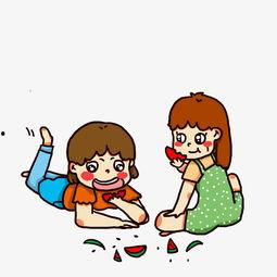 吃瓜群众动漫图,动漫图中的欢乐瞬间